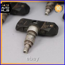 05-11 Mercedes R230 SL500 E350 TPMS Tire Pressure Sensor Sensors Set 315 Mhz OEM