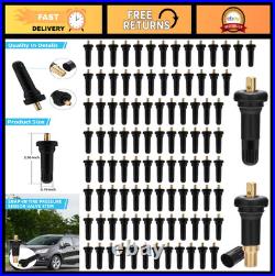 100 PCS Snap-in Tire Pressure Sensor Valve Stems for Jeep Ford Chevy Dodge Ram