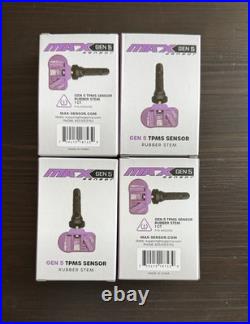 100 pack Max Gen 5 TPMS Sensor with Rubber Stem MX005R Programmable
