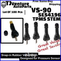100x TPMS Tire Pressure Monitoring System Snap In Sensor Valve Stem SE54196 VS90