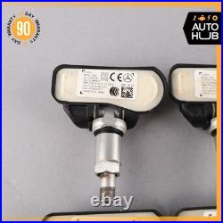 12-20 Mercedes W222 S550 GLA250 CLS550 TPMS Tire Pressure Sensor Set 433 MHZ OEM