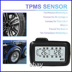 12 Tire Truck Car Tire Pressure Sensor Tyre TPMS Pressure Monitor System Control