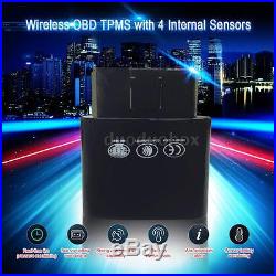 16 Pin Wireless OBD TPMS Car Tire Pressure Monitor System 4 Internal Sensor G7L9