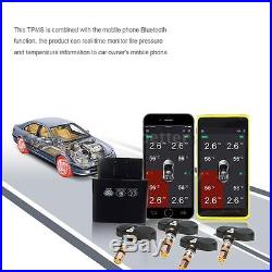 16 Pin Wireless OBD TPMS Car Tire Pressure Monitor System 4 Internal Sensor T8A8