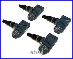 2006-2020 TPMS Tire Pressure Sensors BMW 3 4 5 6 7 X Series Black Valve Stems