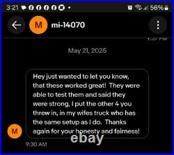 2007-2020 Toyota Sequoia Sienna Tundra, 4 Genuine OEM Toyota TPMS 42607-0C080