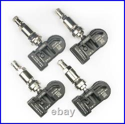 2014 2016 2017 2018 Chevrolet Silverado New TPMS Set Chrome Valve Stem 315 mhz