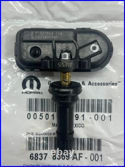 2014-2024 JEEP CHEROKEE RAM 1500 2500 3500 434MHz TPMS 68378369AF 4pcs MOPAR OEM