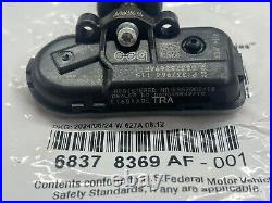 2014-2024 JEEP CHEROKEE RAM 1500 2500 3500 434MHz TPMS 68378369AF 4pcs MOPAR OEM