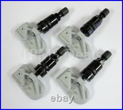 2016 2017 Chevrolet Camaro New Black Stem TPMS Set 433mhz & TPMS Reset Tool