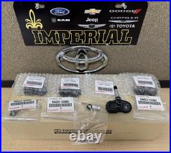 2016-2020 Toyota Avalon Qty 4 Tire Pressure Sensors & Fitting Kits New Oem