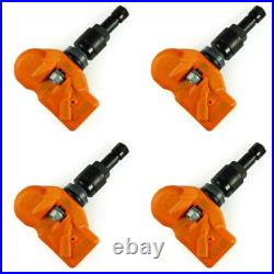 2019 Audi RS3 RS-3 New Huf TPMS Sensor Set 433 mhz Black Valve Stems