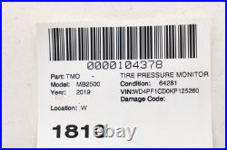 2019 MERCEDES SPRINTER 25 Tire Pressure Sensor A0009000318 A000-900-90-18