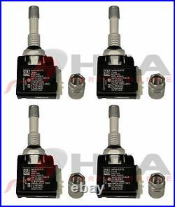 2020-2022 C8 Corvette GM TPMS Tire Pressure Monitoring Sensor & Nut Set Of 4