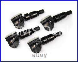 2021 2022 Chevrolet Tahoe High Country New Schrader Black Stem TPMS Set 433mhz