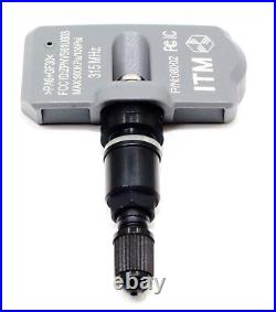 4 2005-2019 TPMS Tire Pressure Sensors Porsche Matte Black Metal Valve Stems