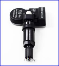 4 2007-2023 for Lexus LS F Sport TPMS Tire Pressure Sensors Black Valve Stems VP