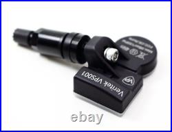 4 2007-2023 for Lexus LS F Sport TPMS Tire Pressure Sensors Black Valve Stems VP
