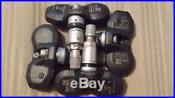 4-BMW TIRE PRESSURE SENSOR TPMS OEM 36106790054, 6790054 Set of 4 complete