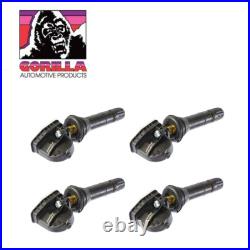 (4) Gorilla 33500 Universal Programmable TPMS Sensors 314.9 315 433 MHz Schrader