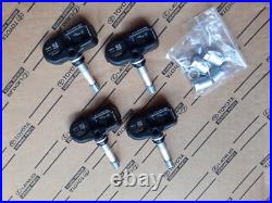 4 Lexus ES350 2013 2014 2015 Tire Pressure Sensors TPMS valves service kit OEM