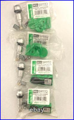 4 New Alligator Sens. It 591132 Clamp in TPMS Sensor We Program to Vehicle Below