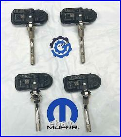 4 New OEM Mopar Tire Pressure Sensor TPMS14-18 RAM 3500 68249201AA 68186572AA