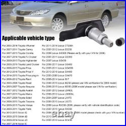 4 PCS TPMS 42607-33021 NEW PMV-107J For Lexus Tacoma Tire Pressure Sensor