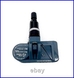 4 TPMS Tire Pressure Monitoring Sensor 06-21 Compatible for BMW Gloss Black Stem
