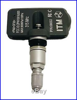 (4) TPMS Tire Pressure Sensor for 2007 2008 2009 Ford Mustang Fusion 6F2Z-1A189A