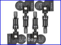 4 Tire Pressure Sensors RDKS Metal Valve Black for Dodge Caravan RT 06