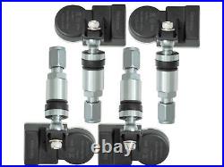 4 Tire Pressure Sensors RDKS Sensor Metal Valve Gunmetal for Baic Senova D60 01