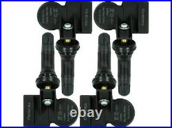 4 Tire Pressure Sensors RDKS Sensor Rubber Valve for Chevrolet Silverado 2500 01