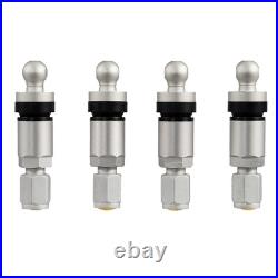 4 Tire Pressure Sensors RDKS Sensors Metal Valve Silver For JAC Refine M3 01.201