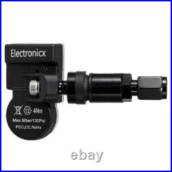 4 Tire Pressure Sensors TPMS Sensors Metal Valve Black for Volvo S60 01.2018-12