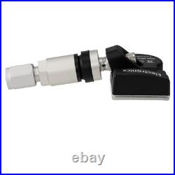 4 Tire Pressure Sensors TPMS Sensors Metal Valve Silver for BMW 3 Series F30/F31