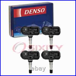 4 pc Denso Tire Pressure Monitoring System Sensors for 2013-2015 Lexus IS250 wm