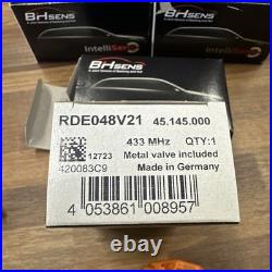 4 pc Huf RDE048V21 TPMS Sensors for Tire Pressure Monitoring System Wheel jf