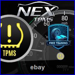 (40 PACK) NEX TPMS Sensors Rubber & Metal Valve Universal Fit Easy Install