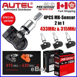 4Autel TPMS Sensor 315MHz 433MHz 2 in 1 MX-Sensor for Tire Pressure Programming