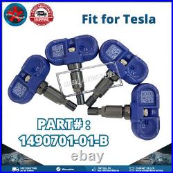 4PCS 1490701-01-C Bluetooth TPMS Tire Pressure Sensor for Tesla Model 3 S X Y