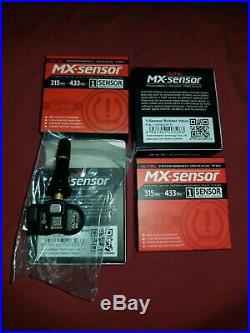 4PCS Autel MX-Sensor 315&433MHz Programmable TPMS Universal Tire pressure Sensor