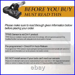 4PCS TPMS Tire Pressure Sensor For 2006-2007 BMW 525xi 36236771034