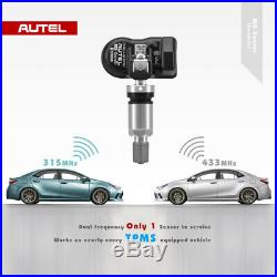4Pcs Autel MX-Sensor 315&433MHz Car Tire Pressure Monitor Sensor TPMS Tool Metal