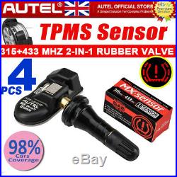 4TPMS Tire Tyre Pressure Monitoring Sensors Autel MX Sensor 2in1 433Mhz 315Mhz