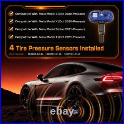 4X For Tesla Bluetooth TPMS Tire Pressure Sensor XWQHJW NEW 2026
