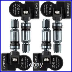 4X RDKS TPMS Tire Pressure Sensors Metal Valve Gunmetal For GreatWall Voleex C30