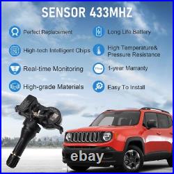 4X Tire Pressure Sensor 433MHz TPMS For Dodge Chrysler 200 Dart 68193586AC