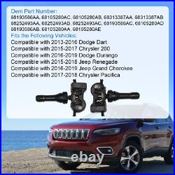 4X Tire Pressure Sensor 433MHz TPMS For Dodge Chrysler 200 Dart 68193586AC