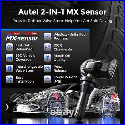 4pcs Autel MX-Sensor 315&433MHz Programmable TPMS Universal Tire Pressure Sensor